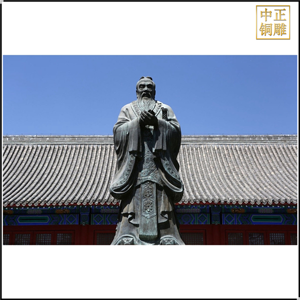門前孔子雕塑鑄造