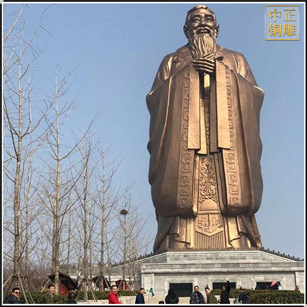 學(xué)校人物孔子雕塑
